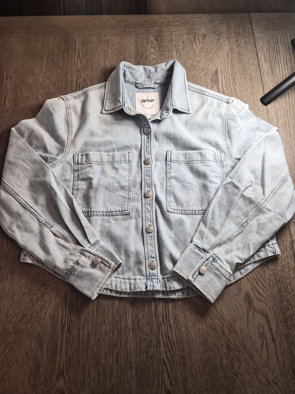 Aerie Light Wash Denim Jacket - Women's